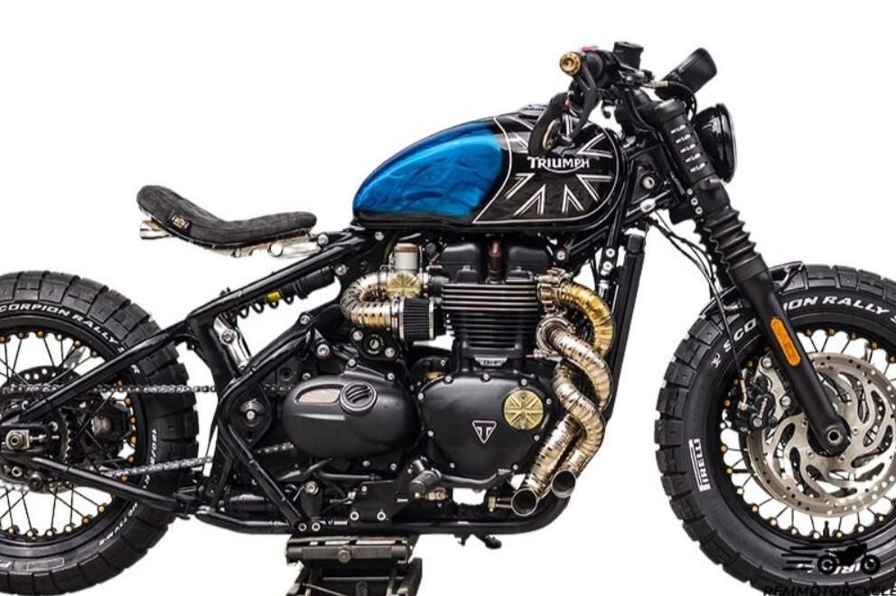 トライアンフ ボンネビルボバー エアインテークキット REMMOTORCYCLE