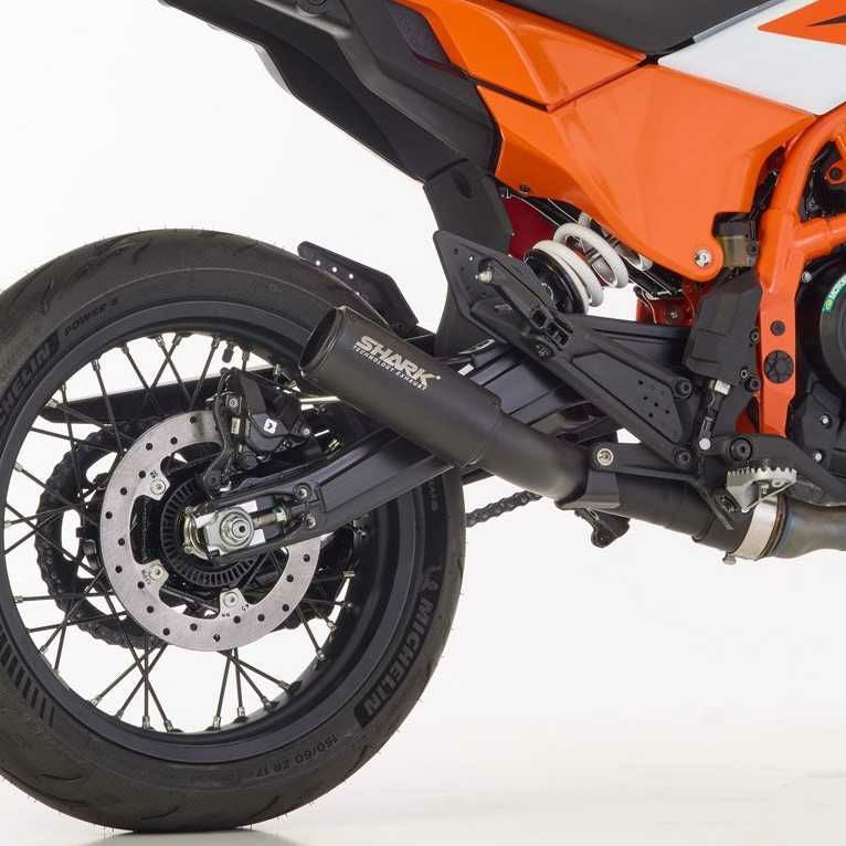 KTM 125SMC-R / 125 Enduro R （2025-2026） スリップオンマフラー RCT ブラック SHARK_1