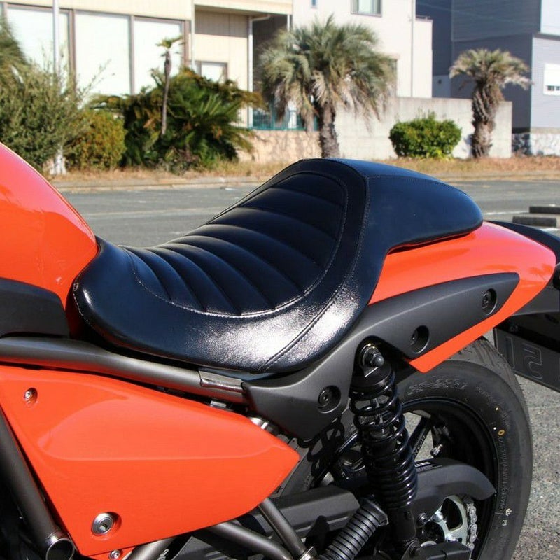 エリミネーター ローシート タックロールパターン (艶ありブラック) MYOGAシート_1