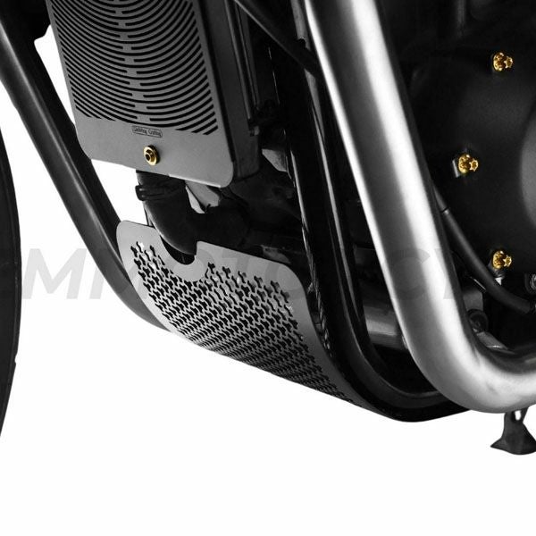 トライアンフ純正 水冷ツイン アルミ アンダーガード | バイクカスタム