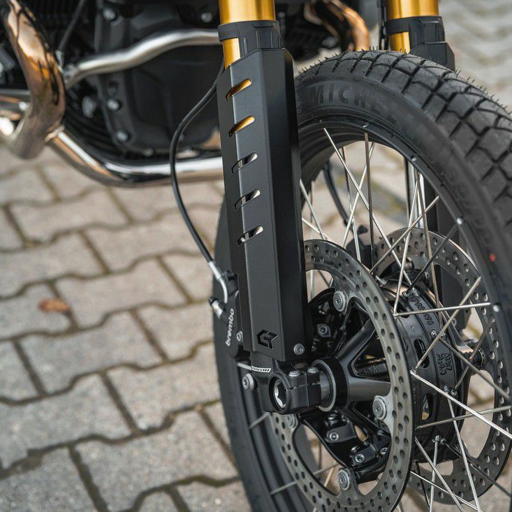 BMW R12G/S (25-) フロント フォークカバー プロテクター ブラック
