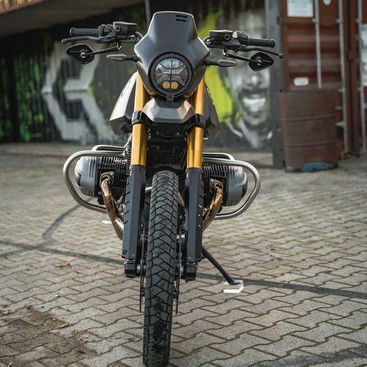 BMW R12G/S (25-) フロント フォークカバー プロテクター ブラック