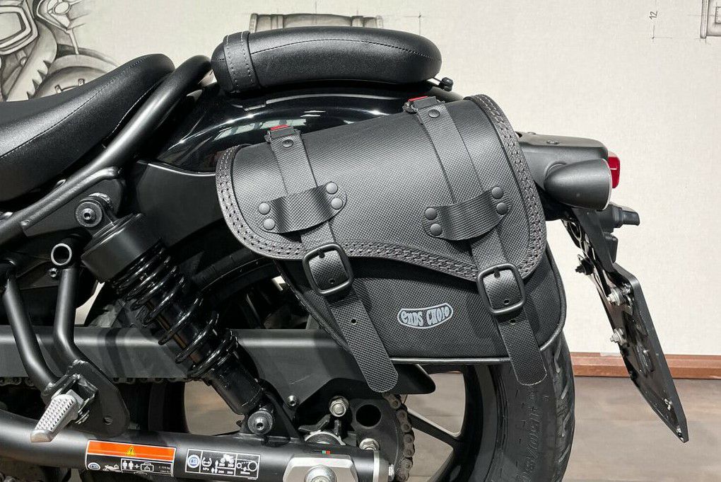 レブル250/500/1100 レザーサドルバッグ Rev Tomahawk ピギーバック