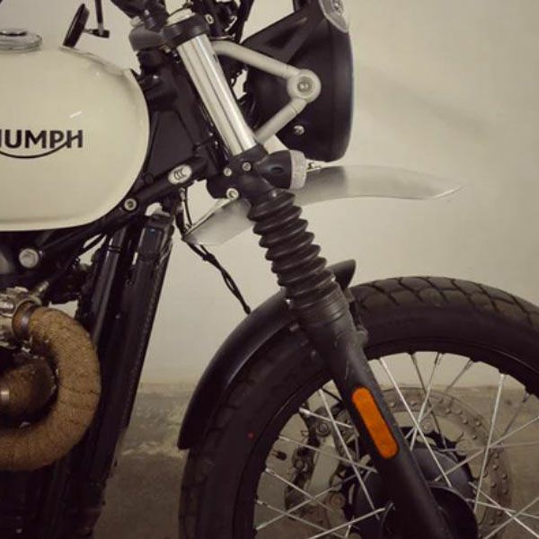 トライアンフ スクランブラー1200X/XC/XE  アルミフロントフェンダー モデル4 バックポジション 34cm  REMMOTORCYCLE_1