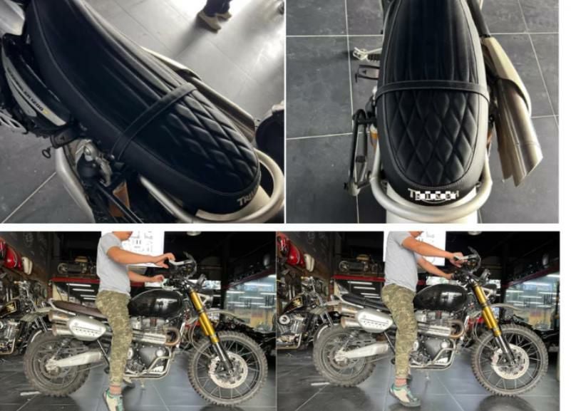 トライアンフ スクランブラー1200X/XC/XE MJ ローシートモデル3 モカ