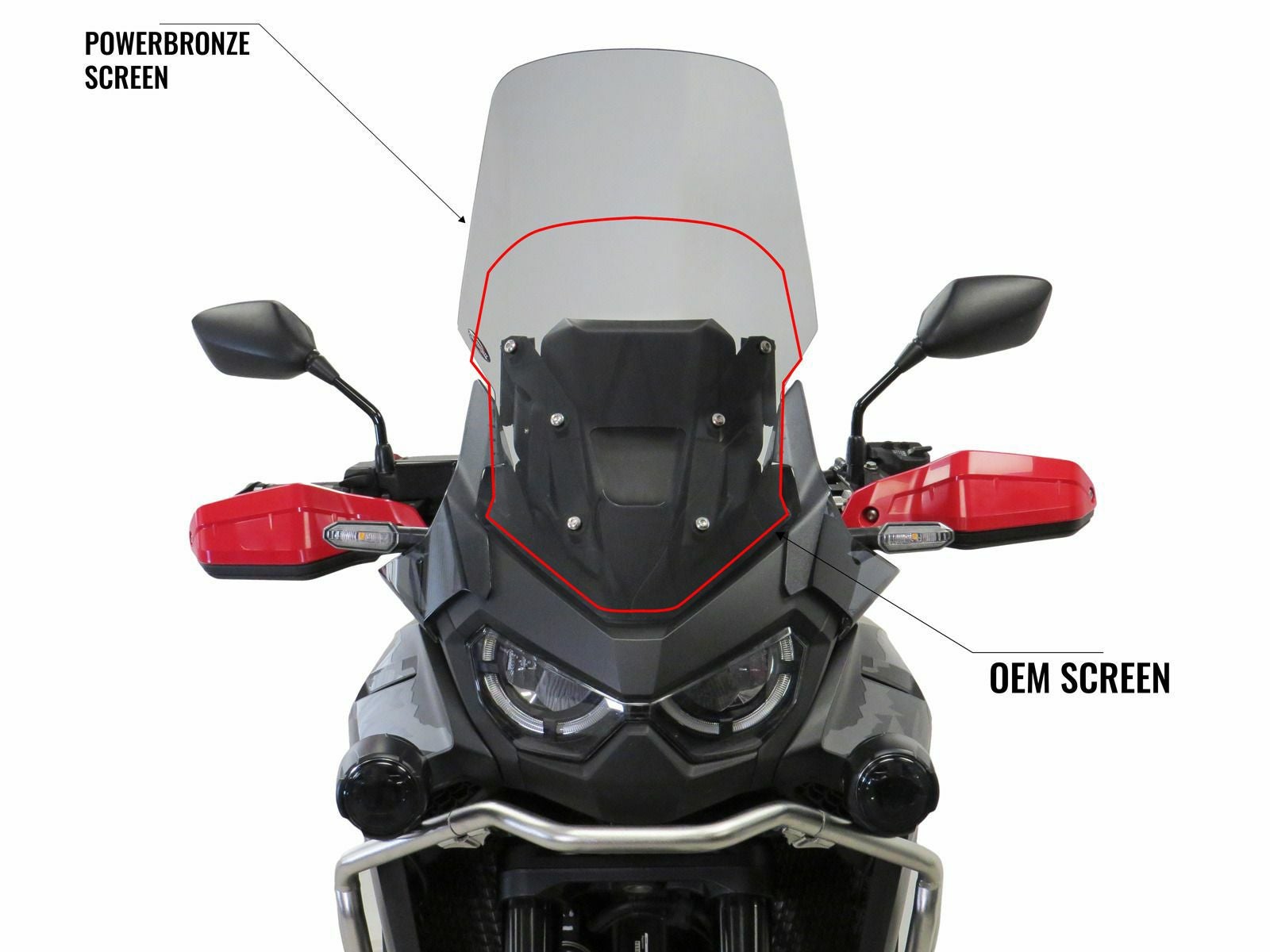 CRF1100L アフリカツイン 24-26 ツーリングスクリーン 605mm