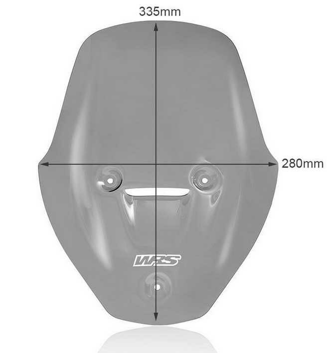 DUCATI DIAVEL V4/RS (2023-2026) ツーリングスクリーン ダーク