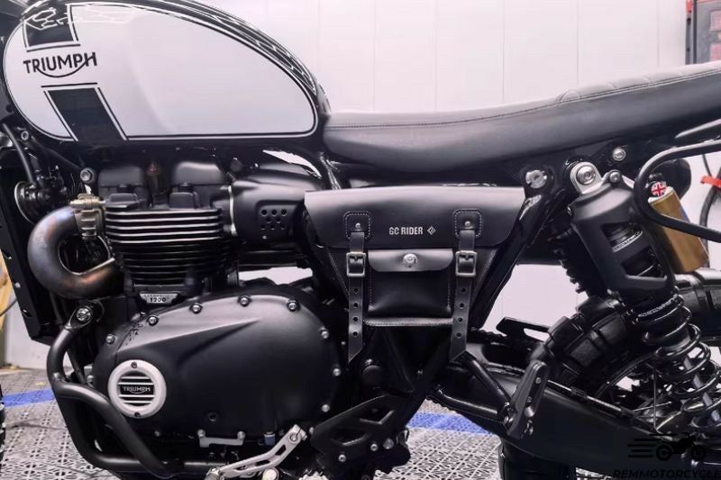 トライアンフ スクランブラー1200XC/XE/X レザーサイドカバーバッグ