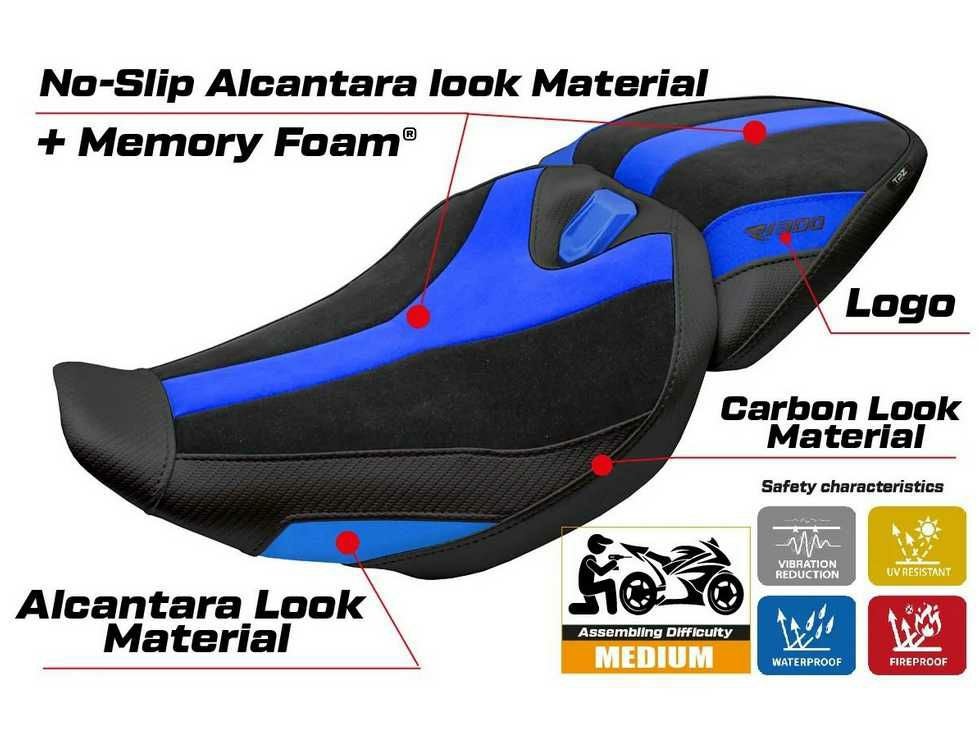 BMW R1300R (25-26) コンフォートシートカバー REMY Velvet TPZ Italia_7