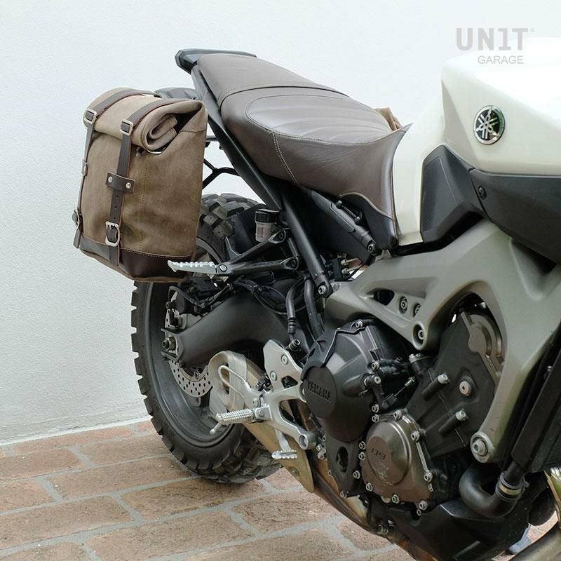 MT-09 14-20/XSR900 16-21 サイドバッグ（ワックススエード） 10L-14L