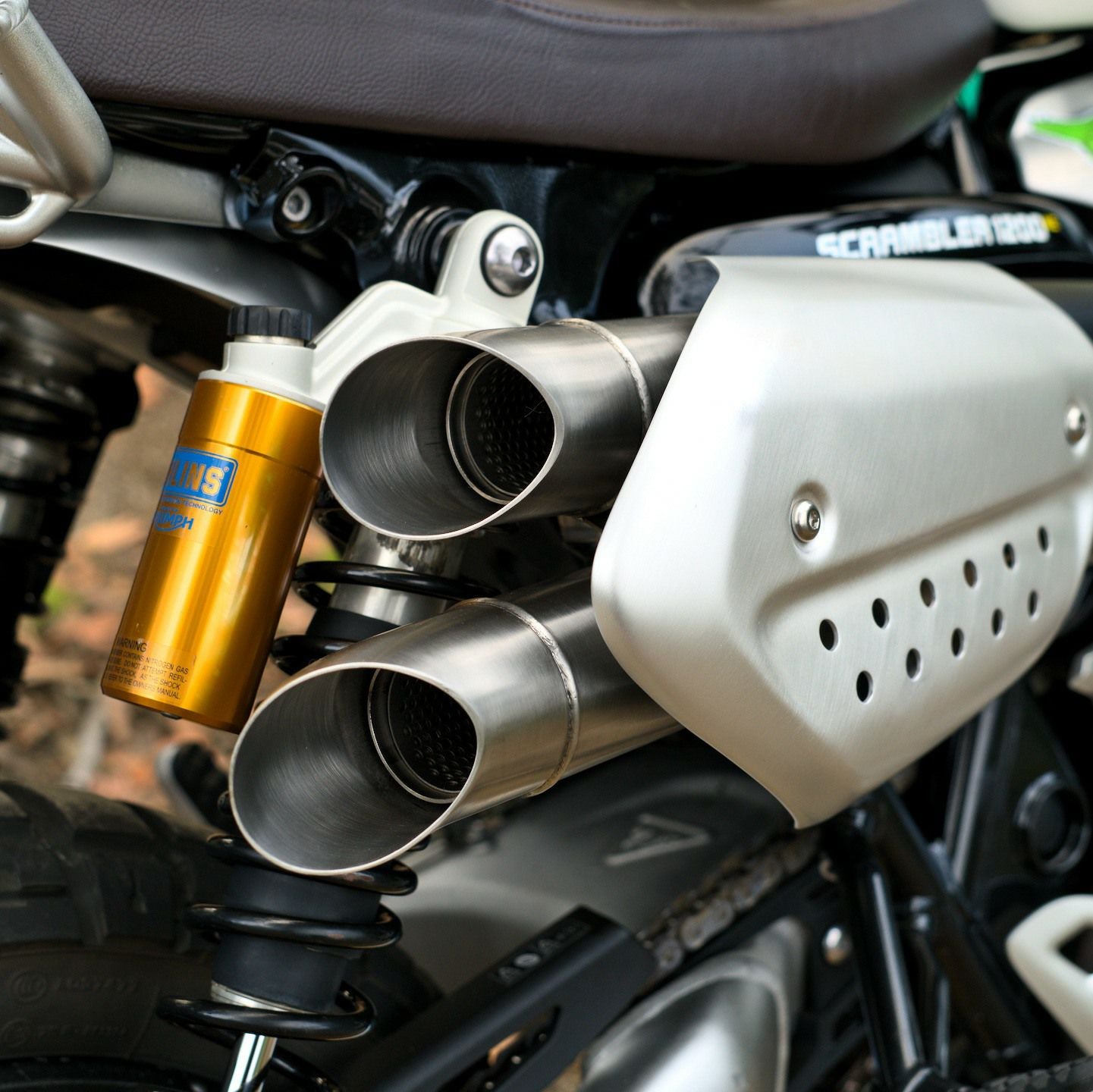 TRIUMPH SCRAMBLER1200 XC XE トライアンフ　マフラー トライアンフ スクランブラー1200 XC/XE スリップオンマフラー VEREX