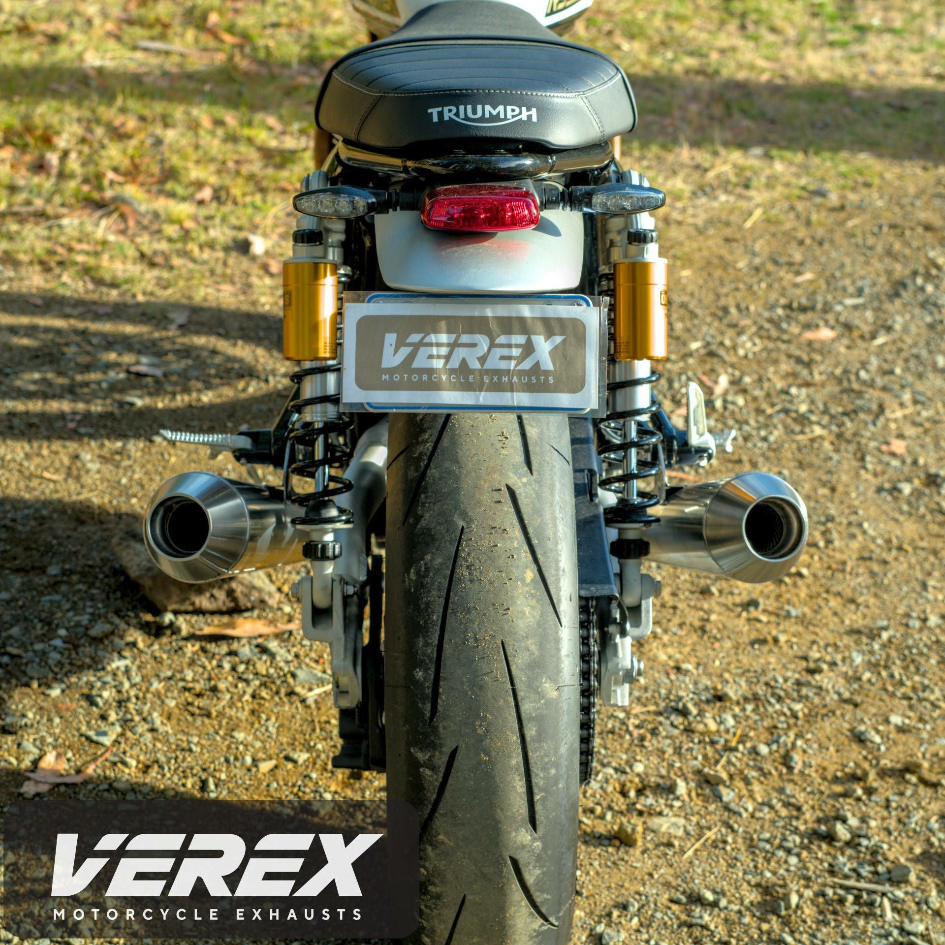 トライアンフ スピードツイン1200 25- スリップオンマフラー VEREX