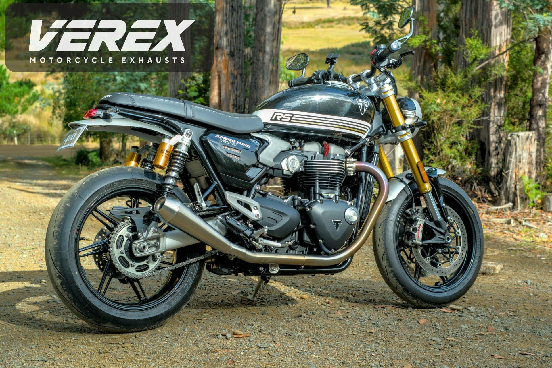 トライアンフ スピードツイン1200 25- スリップオンマフラー ショート