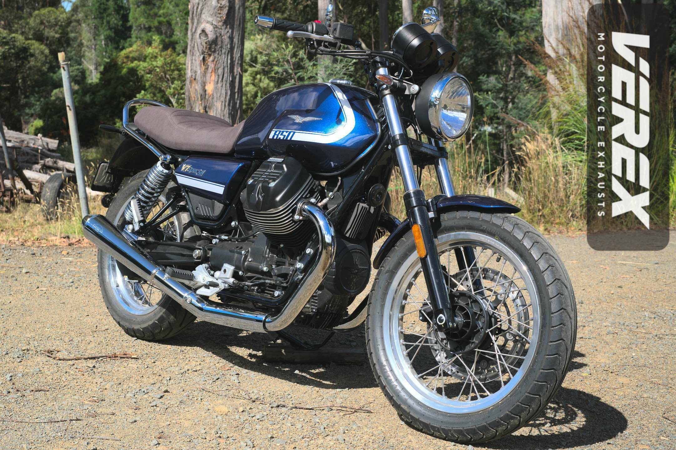 モトグッチ V7 21-24 スリップオンマフラー VEREX | バイクカスタム