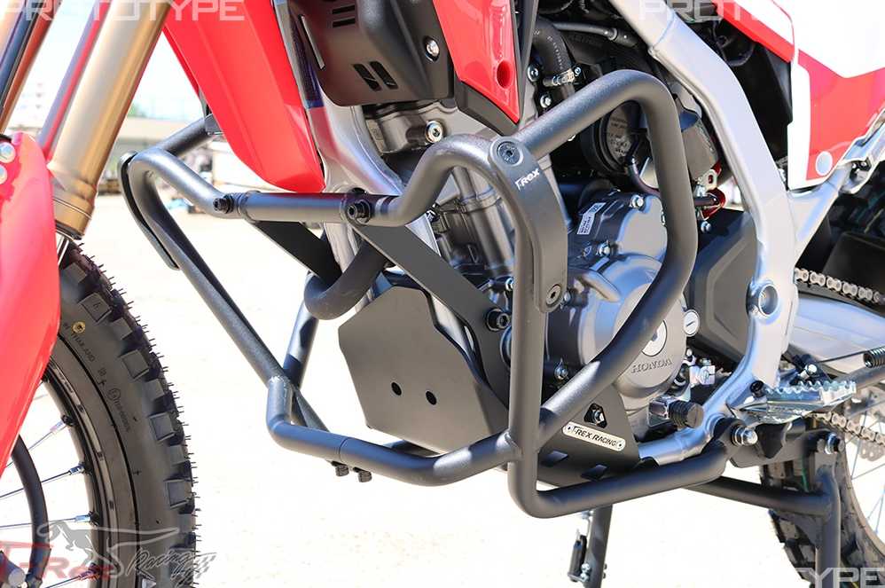 Honda CRF250/300L (21-25) エンジンガード ブラック T-Rex Racing