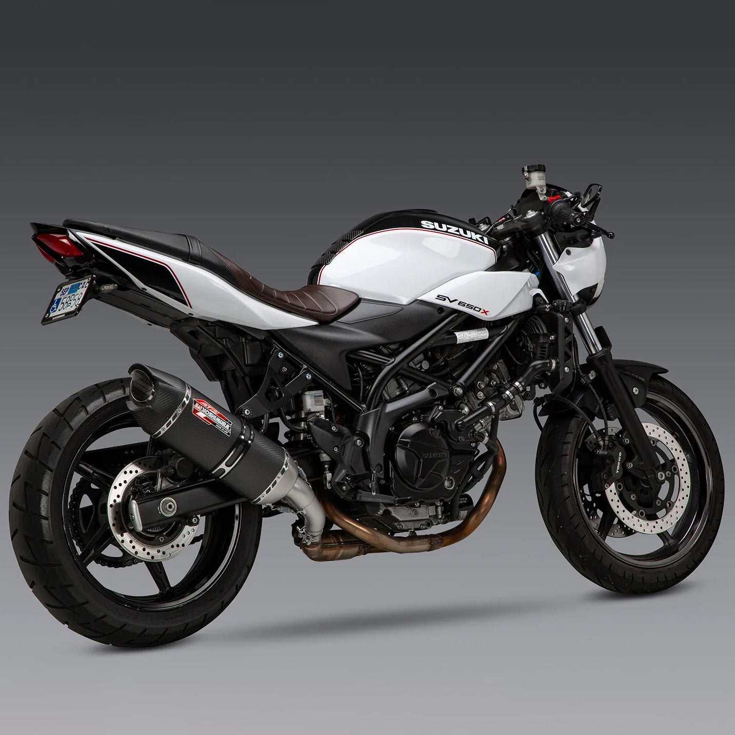 ヨシムラUSA スリップオンマフラー AT2 カーボン スズキ SV650/SV650X