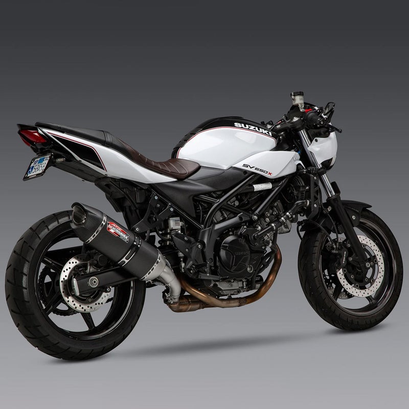 ヨシムラUSA スリップオンマフラー AT2 カーボン スズキ SV650/SV650X 