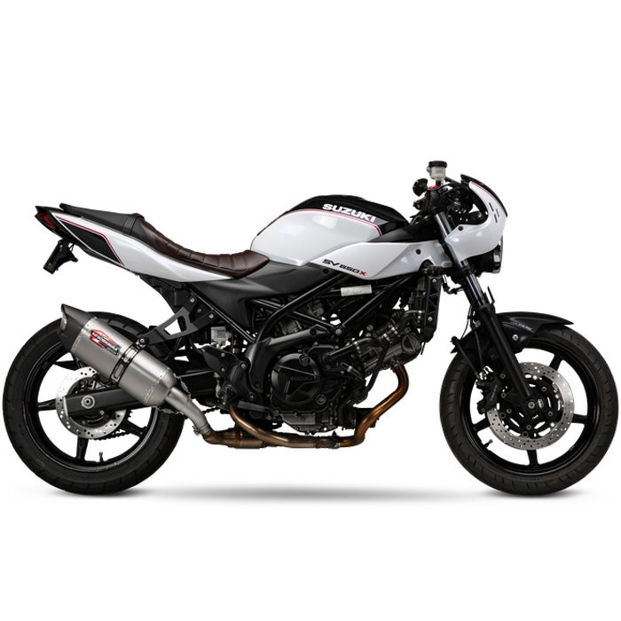 ヨシムラUSA スリップオンマフラー AT2 ステンレス スズキ SV650