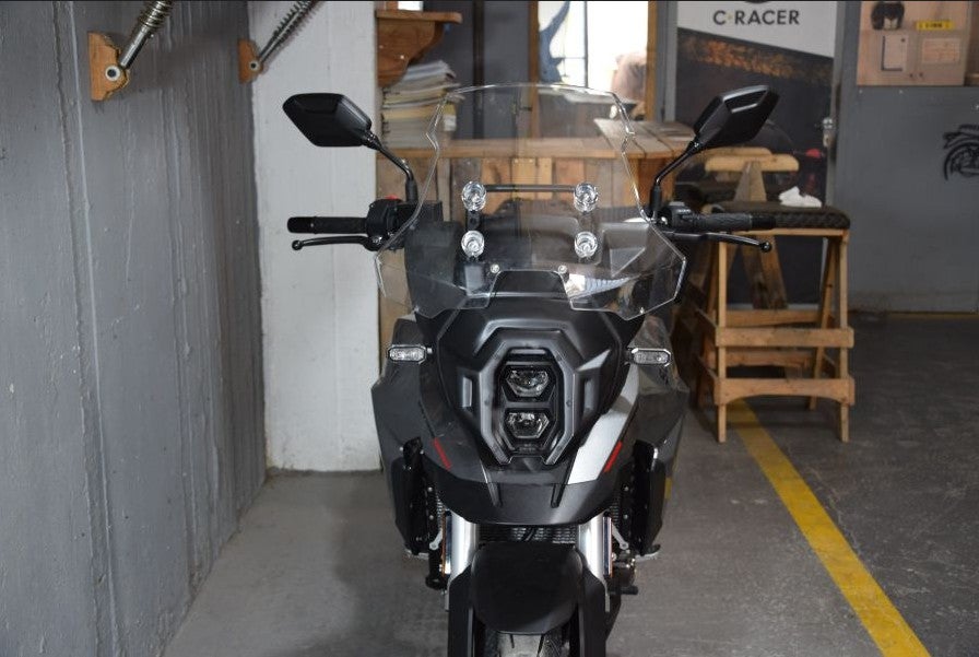 Vストローム800 フロントマスク ヘッドライトスクリーン C-RACER
