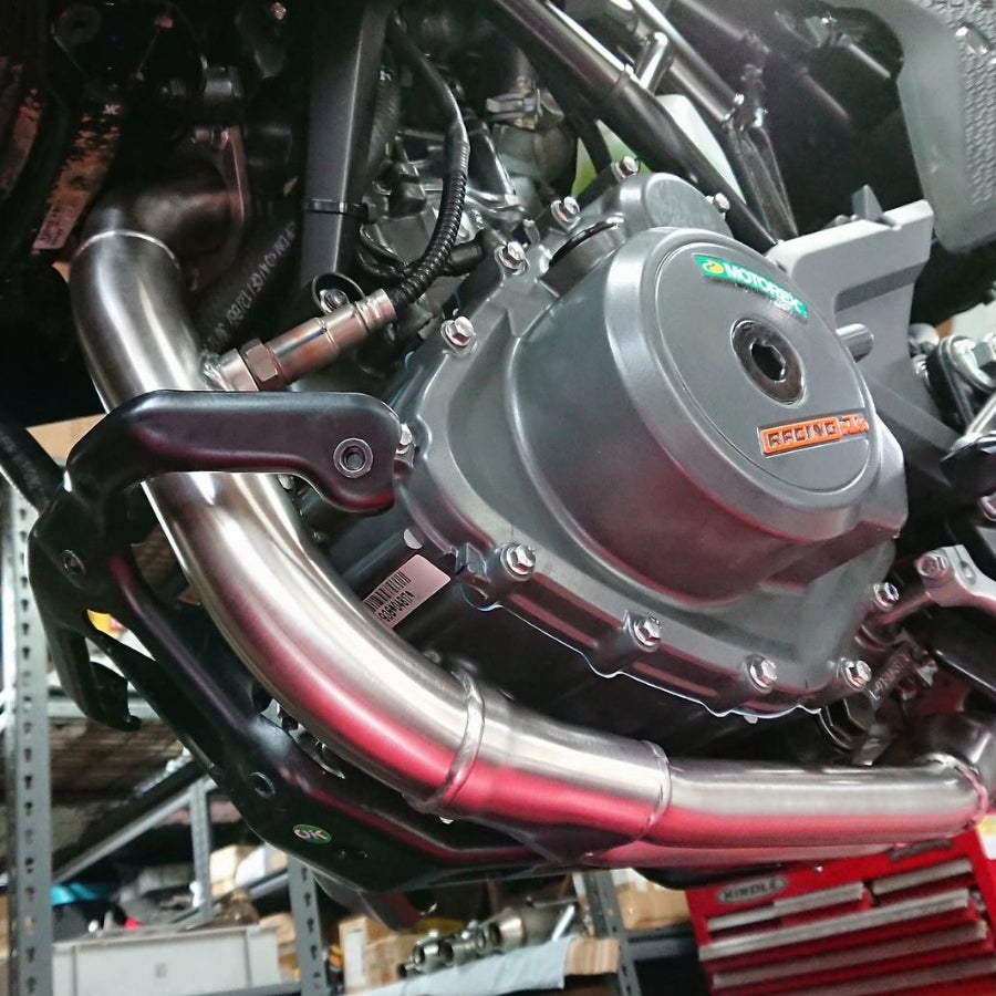 KTM 390アドベンチャー フロントサイドカウル ホワイト C-RACER
