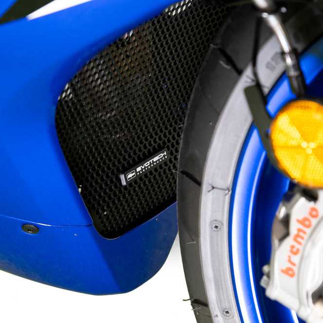 YAMAHA yzf r9 純正オプション　ラジエターカバー YAMAHA YZF-R9 (25-) レースロゴ入りラジエーターガード Evotech