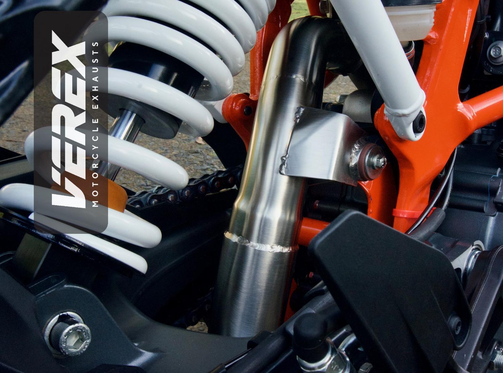 KTM RC390 17-21 デキャット・リンクパイプ/触媒レス・中間パイプ