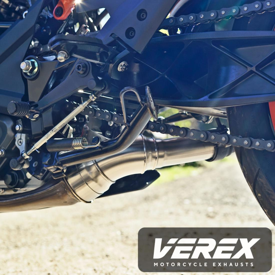 KTM RC 390 22- デキャット・リンクパイプ/触媒レス・中間パイプ VEREX