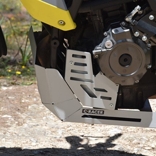 Vストローム800/DE クーラントリザーバーガード 左側 エンジンガード C-RACER_1