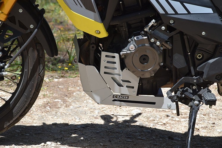 Vストローム800/DE クーラントリザーバーガード 左側 エンジンガード C-RACER_6