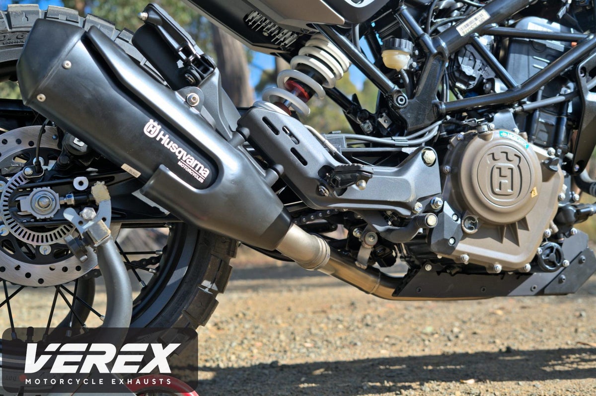 ハスクバーナ ヴィットピレン401/スヴァルトピレン401 21-24 エキゾーストヘッダー触媒レス・リンクパイプ VEREX_3