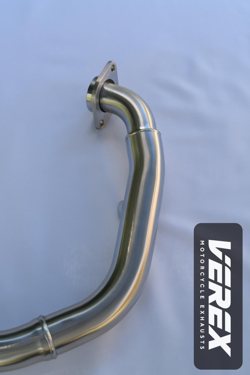 ハスクバーナ ヴィットピレン401/スヴァルトピレン401 21-24 エキゾーストヘッダー触媒レス・リンクパイプ VEREX_4