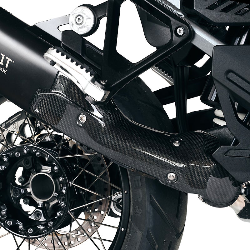 BMW R1300GS/ADV 24- RADマフラー用 カーボンヒートシールド UNIT