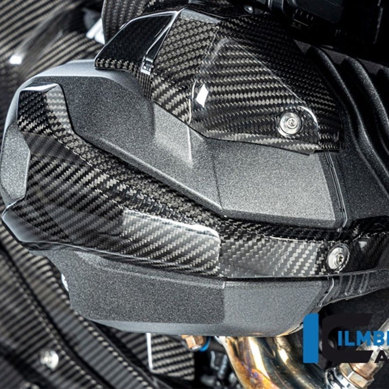 BMW R1300GS/R1300R/R1300RS 右シリンダーヘッドカバー（イグニッションカバー） グロスカーボン ILMBERGER