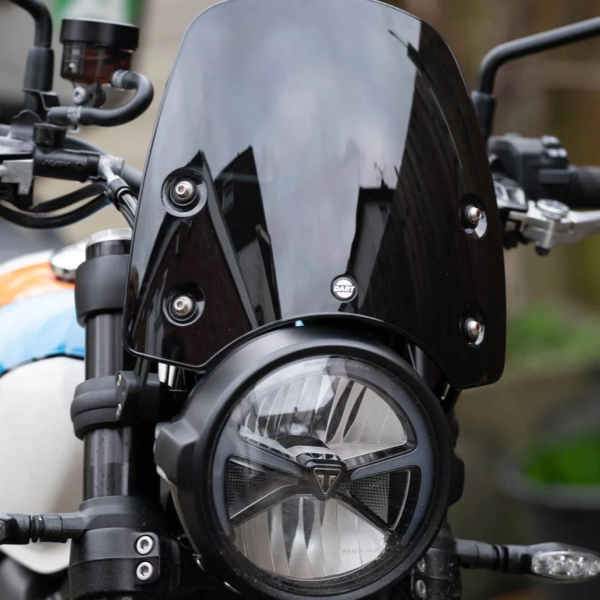 スクランブラー900 2026- スクリーン クラシックS3 ブラック Dart Flyscreen