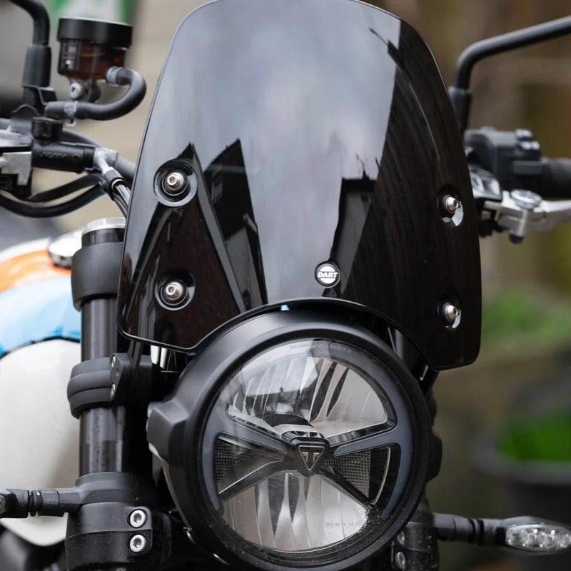 スクランブラー900 2026- スクリーン クラシックS3 ブラック Dart Flyscreen