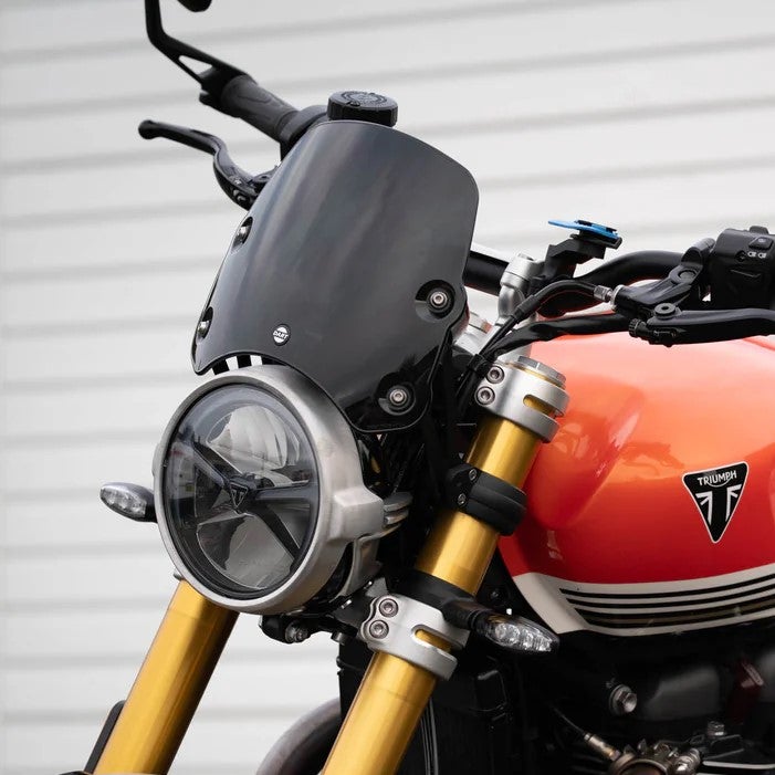 スピードツイン1200 2025- スクリーン ピラニアS3 ブラック Dart Flyscreen