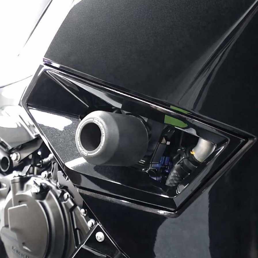 Kawasaki NINJA500 (24-) フレームスライダー（クラッシュ