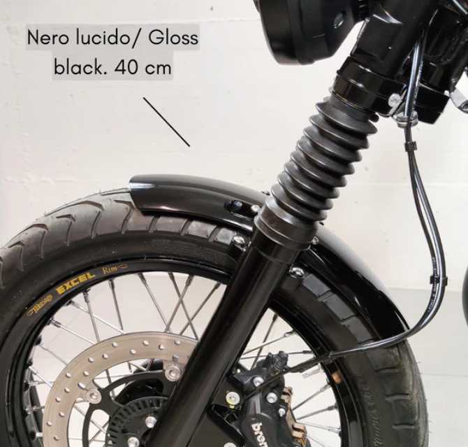 モトグッチ V7 アルミショートフェンダーブラケット付 アルミニウム ブラック RVRS MOTO_1