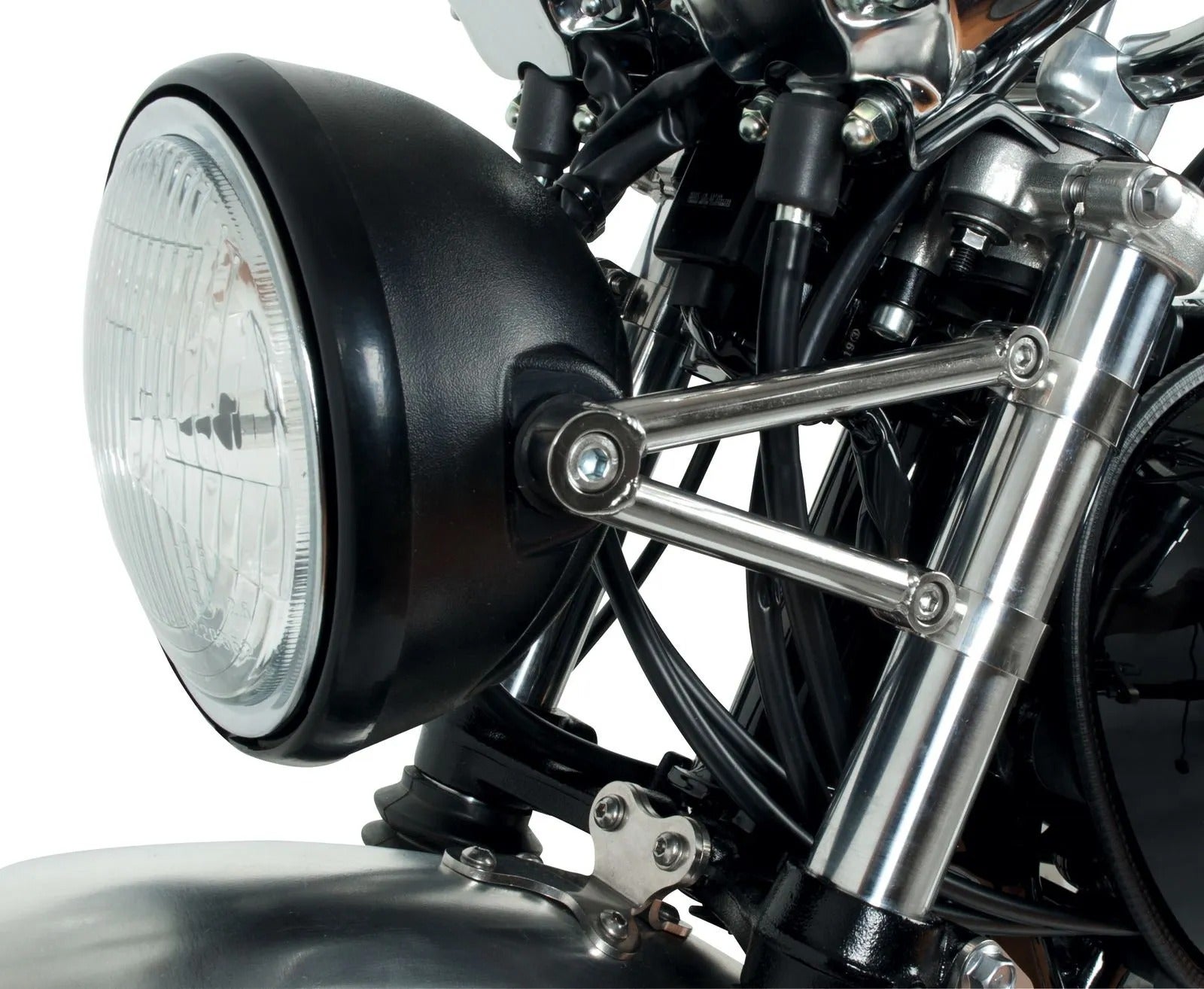 KEDO ケドー ステンレス ヘッドライト ブラケット ポリッシュ SR400