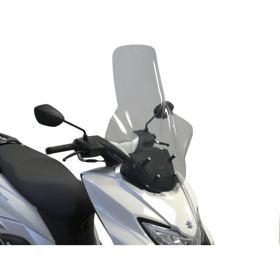 MRA ツーリングスクリーン T スモーク SUZUKI バーグマンストリート125