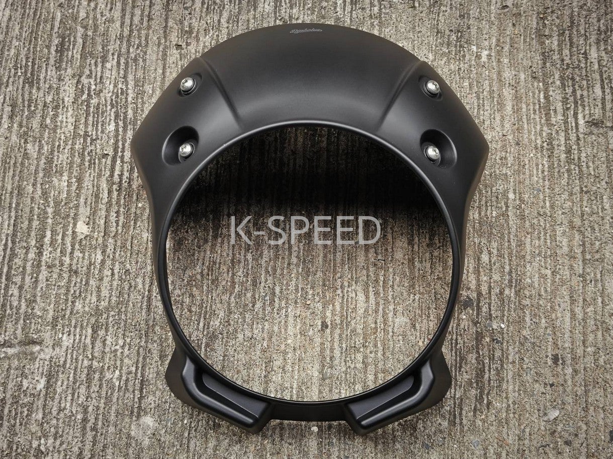 ホンダ レブル250 / レブル500 ヘッドライトカバー マットブラック K