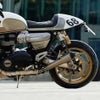 【アウトレット】トライアンフ スピードツイン1200/RS (25-26) シート スズカ ジェットブラック/ブラック タマリット_5