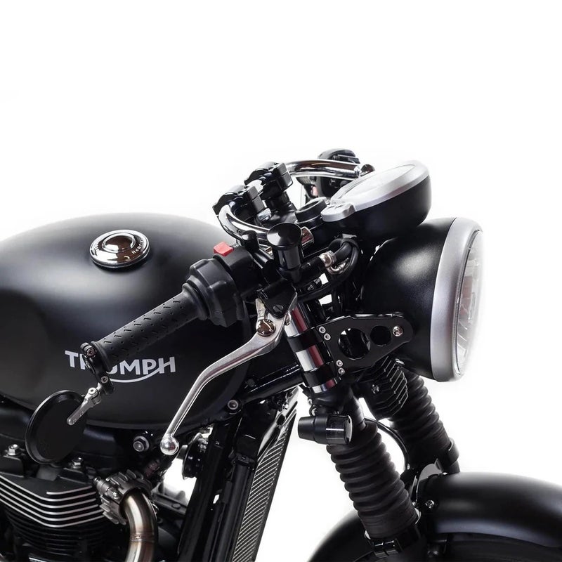 ボンネビル T100/T120 カフェハンドルバーキット ブラック 