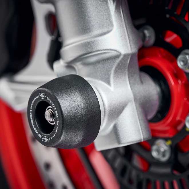 Aprilia RS660 Factory (25-) アクスルスライダー(スピンドルボビン)キット Evotech Performance_2