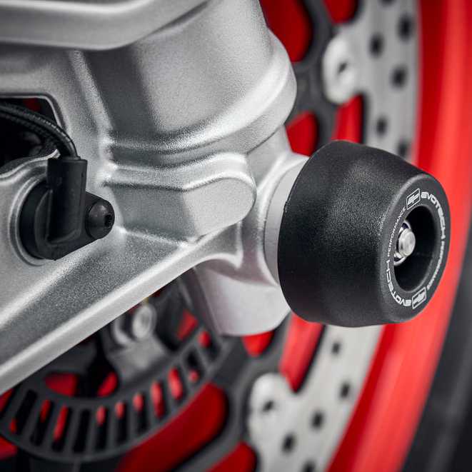 Aprilia RS660 Factory (25-) アクスルスライダー(スピンドルボビン)キット Evotech Performance_3