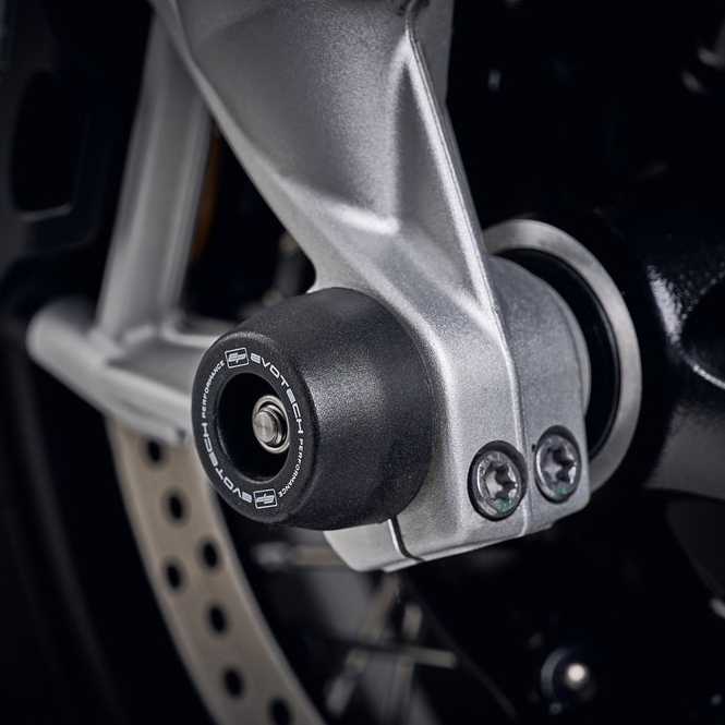 BMW R12/R12nineT (24-) フロントアスクルスライダー(スピンドルボビン) Evotech Performance_1