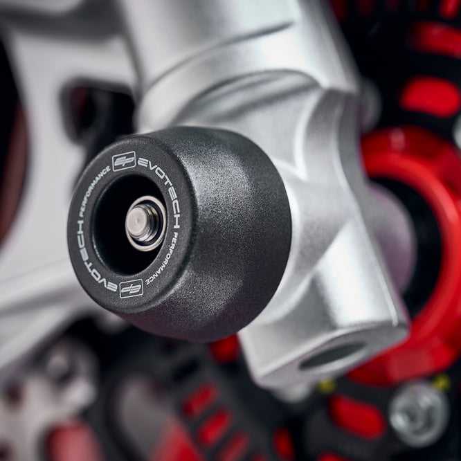Aprilia RS660 Factory (25-) フロントアクスルスライダー(スピンドルボビン) Evotech Performance_2