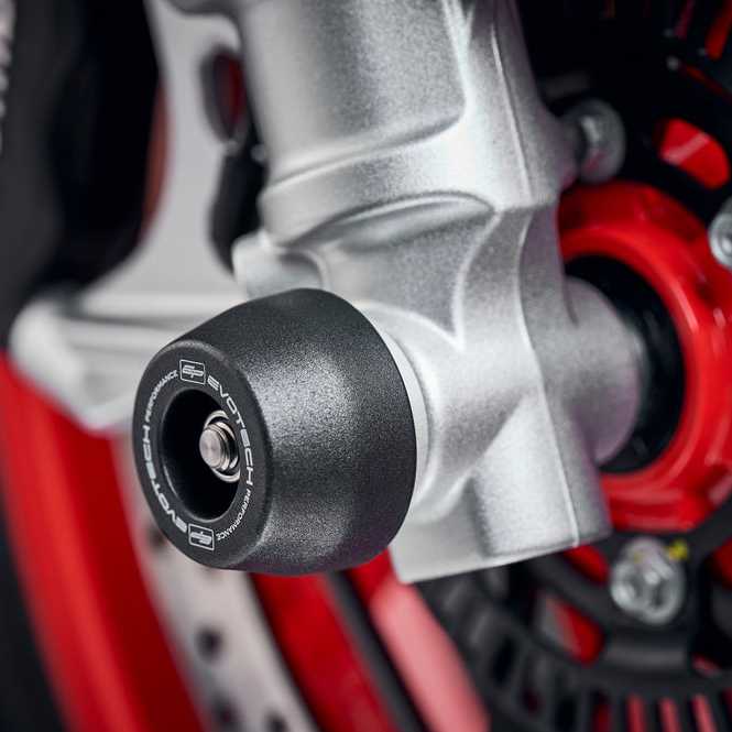 Aprilia RS660 Factory (25-) フロントアクスルスライダー(スピンドルボビン) Evotech Performance_3