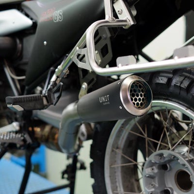 BMW R1200GS/ADV 06-09 GPスタイル チタン スリップオンマフラー UNIT 