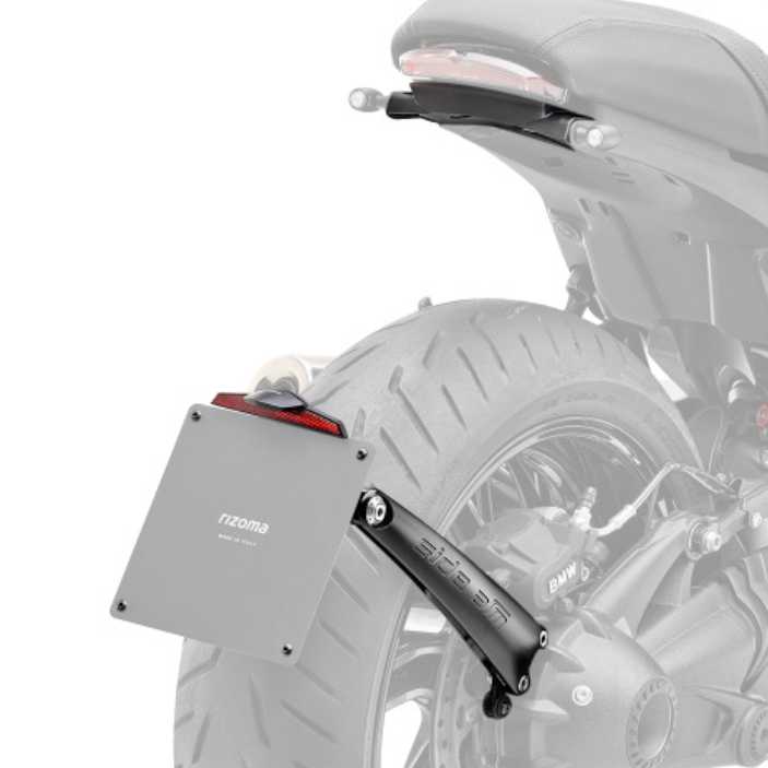 BMW R12 nineT (23-26) ライセンスプレートサポート 「SIDE ARM」 RIZOMA_1